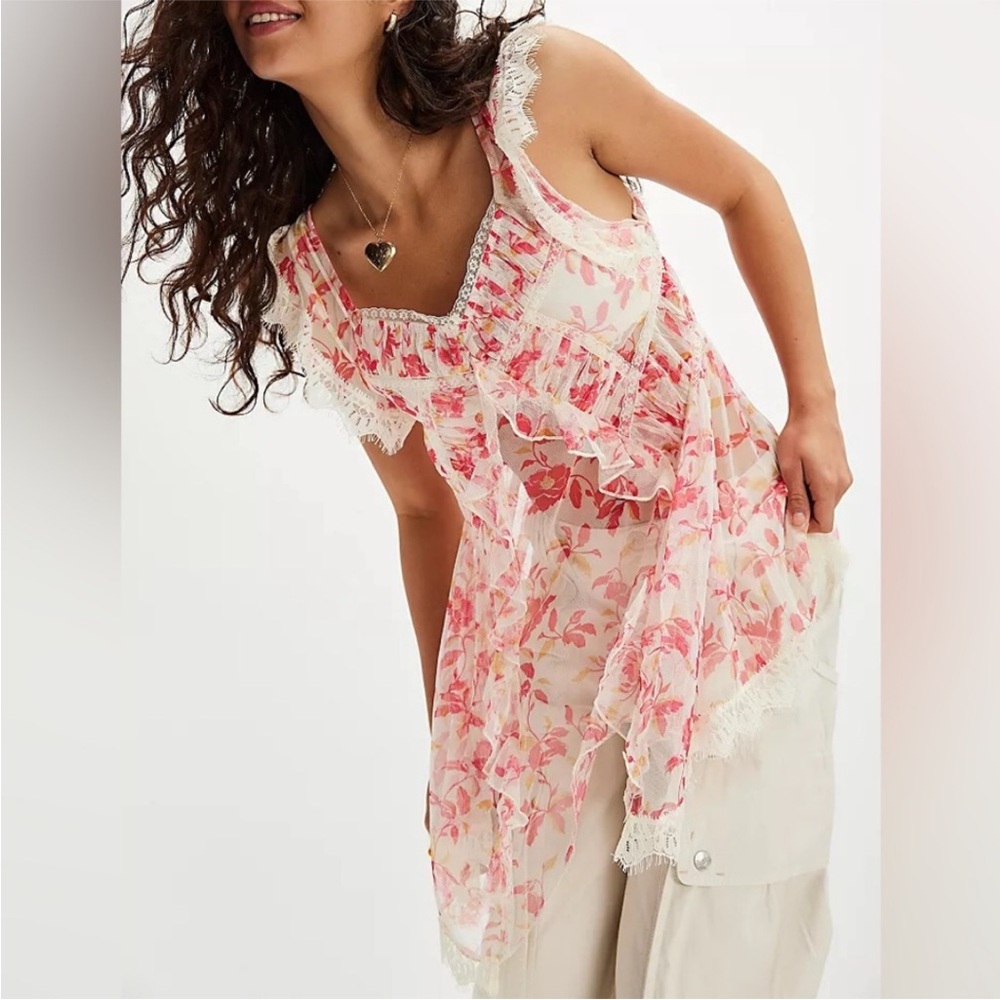 🔥🔥🆕FREE PEOPLE IVIE TUNIC/ IVORY COMBO - Picture 2 of 6